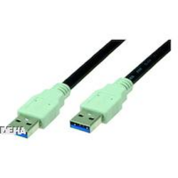 Bachmann USB kabel USB 3.2 Gen1 (USB 3.0 / USB 3.1 Gen1) USB-A zástrčka, USB-A zástrčka 1.00 m černá, šedá  918.176