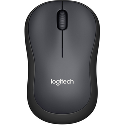 Logitech B220 Silent Bezdrátová myš bezdrátový optická černá 3 tlačítko 1000 dpi integrovaný scrollpad