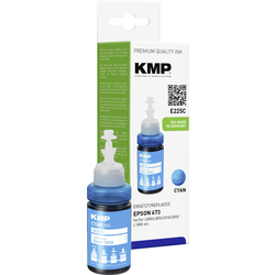 KMP Ink refill náhradní Epson 673, T6732, C13T67324A kompatibilní  azurová E225C 1639,0003