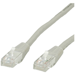 Value 21.99.0902 RJ45 síťové kabely, propojovací kabely CAT 6 U/UTP 2.00 m šedá  1 ks
