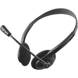 Trust Primo Chat Počítače Sluchátka On Ear kabelová stereo černá  regulace hlasitosti
