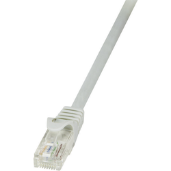 LogiLink CP1012U RJ45 síťové kabely, propojovací kabely CAT 5e U/UTP 0.25 m šedá 1 ks