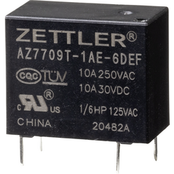Zettler Electronics AZ7709T-1AE-6DEF napájecí relé 6 V/DC 10 A  1 ks