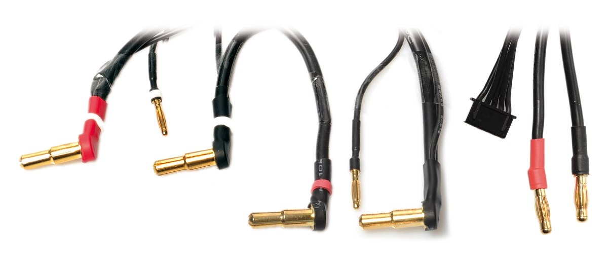 Nabíjecí kabel 2x2S LiPo HARDCASE z G4 na P4/5 včetně balančního konekt. XH LRP Electronic