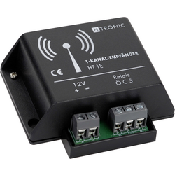 H-Tronic HT1E bezdrátový přijímač  1kanálový  Frekvence 868.35 MHz 12 V/DC