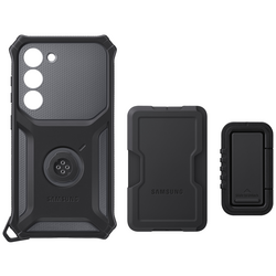 Samsung Rugged Gadget Case zadní kryt na mobil Samsung Galaxy S23 černá, titan