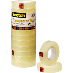 Scotch 5501233 5501233 lepicí páska Scotch® 550 transparentní (d x š) 33 m x 12 mm 12 ks