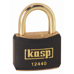 Kasp K12440BLAA1 visací zámek 40 mm zámky se stejným klíčem   zlatožlutá  na klíč