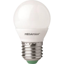 Megaman LG2605.5 E27 2800K LED Energetická třída (EEK2021) F (A - G) E27 kapkový tvar 5.5 W = 40 W teplá bílá (Ø x d) 45 mm x 77 mm  1 ks