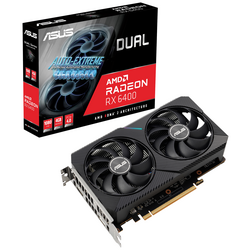 Asus grafická karta AMD Radeon RX 6400 Dual 4 GB GDDR6-RAM  PCIe  HDMI™, DisplayPort