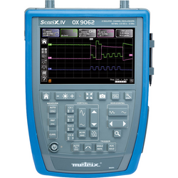 Metrix OX 9062 digitální osciloskop  60 MHz 2kanálový 2.5 GSa/s 100 kpts 12 Bit s pamětí (DSO), ruční provedení, funkce multimetru, spektrální analyzátor 1 ks