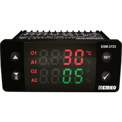 Emko ESM-3723.8.5.5.0.1/01.01/1.0.0.0 2bodový a PID regulátor termostat relé 5 A (d x š x v) 65 x 76 x 35 mm