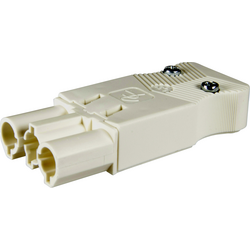 Adels-Contact 23903 síťový konektor  zástrčka, rovná Počet kontaktů: 3 + PE 20 A bílá 200 ks