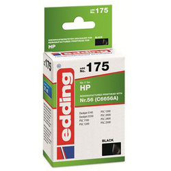 Edding Inkoustová kazeta náhradní HP HP56 (C6656A) kompatibilní Single černá EDD-175 18-175