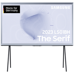Samsung QLED 4K The Serif LS01BH QLED TV 139.7 cm 55 palec Energetická třída (EEK2021) G (A - G) DVB-C, DVB-S2, DVBT2 HD, CI+, QLED, Smart TV, UHD, WLAN světle modrá
