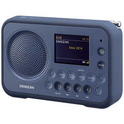 Sangean DPR-76BT kapesní rádio DAB+, FM AUX, Bluetooth  zámek klávesnice tmavě modrá