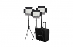 Kit Nanlite 3 light kit 900DSA w/Trolley Case & Light Stand