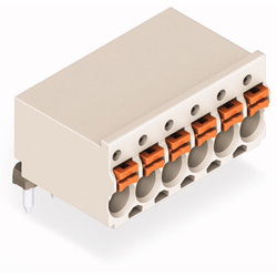 WAGO zásuvkový konektor do DPS Počet pólů 10 Rastr (rozteč): 3.50 mm 2091-1380/200-000 100 ks
