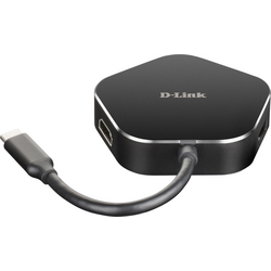 D-Link DUB-M420 4 porty USB 3.0 hub  černá