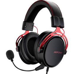 Mipow  Gaming Sluchátka Over Ear kabelová stereo černá, červená Redukce šumu mikrofonu regulace hlasitosti