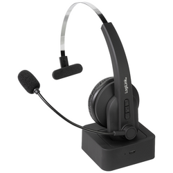 LogiLink BT0059 telefon Sluchátka On Ear Bluetooth® mono černá