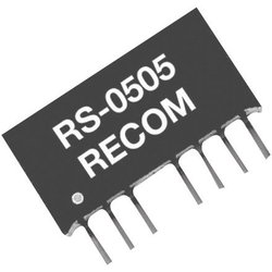 RECOM  RS-2405D  DC/DC měnič napětí do DPS  24 V/DC  5 V/DC, -5 V/DC  200 mA  2 W  Počet výstupů: 2 x  Obsahuje 1 ks
