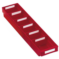 Kappes 6632.00.3051 regálová krabice vhodné pro potraviny (š x v x h) 120 x 65 x 500 mm červená 1 ks