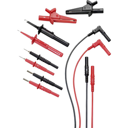 Gossen Metrawatt  sada bezpečnostních měřicích kabelů [lamelová zástrčka 4 mm - lamelová zástrčka 4 mm] 1.20 m, černá, červená, 1 ks