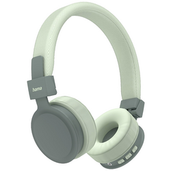 Hama Freedom Lit Sluchátka On Ear Bluetooth® stereo zelená složitelná, headset, regulace hlasitosti