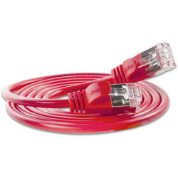 Slim Wirewin PKW-LIGHT-STP-K6 1.0 RT RJ45 síťové kabely, propojovací kabely CAT 6 U/FTP 1.00 m červená 1 ks