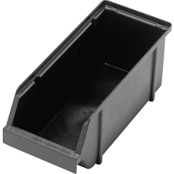 raaco 113021 ESD otevřený skladovací box (š x v x h) 125 x 126 x 300 mm černá 1 ks
