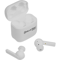 Music Man BT-X52 sportovní špuntová sluchátka Bluetooth®  bílá