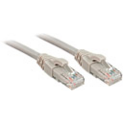 LINDY 48154 RJ45 síťové kabely, propojovací kabely CAT 6 U/UTP 5.00 m šedá  50 ks