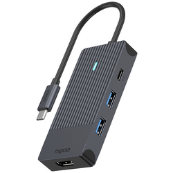Rapoo 00217688 USB-C® dokovací stanice Vhodné pro značky (dokovací stanice pro notebook): univerzální  napájení USB-C®