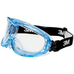 3M Fahrenheit FHEIT uzavřené ochranné brýle s ochranou proti poškrábání modrá, černá DIN EN 166