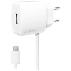 LogiLink PA0146W PA0146W USB nabíječka vnitřní, do zásuvky (230 V) Výstupní proud (max.) 2000 mA 2 x USB A, microUSB zástrčka