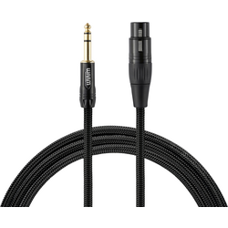 Warm Audio Premier Series XLR propojovací kabel [1x XLR zásuvka - 1x jack zástrčka 6,3 mm] 1.80 m černá