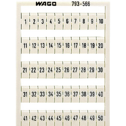 WAGO 793-5506 popisné karty Otisk (Kabelový značkovač): 41 - 50 1 ks