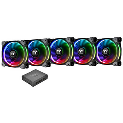 Thermaltake RIING PLUS 14 LED RGB PC větrák s krytem RGB (š x v x h) 140 x 140 x 25 mm včetně LED osvětlení