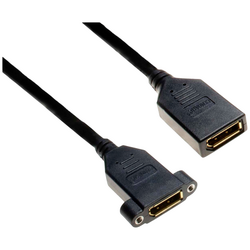 Lyndahl DisplayPort kabelový adaptér Konektor DisplayPort 0.2 m černá LKPK019-02 pozlacené kontakty Kabel DisplayPort