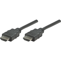 Manhattan HDMI kabel Zástrčka HDMI-A, Zástrčka HDMI-A 7.50 m černá 353274  HDMI kabel