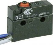 Mikrospínač Cherry Switches DC2C-C3AA, IP67, 250 V/AC, 10 A, 1x on/(on)
