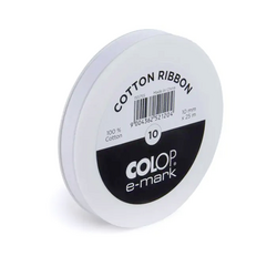 Colop  155755  cotton ribbon  role etiket  10 mm x 25 lfm bílá<br><br>Tento text byl přeložen strojově.