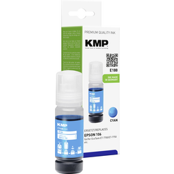 KMP Ink refill náhradní Epson 106, 106 EcoTank, T00R2, C13T00R240 kompatibilní  azurová E188 1644,0003