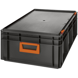 Alutec 139242210188 plastový box  Magnus PC 42  (š x v x h) 600 x 233 x 400 mm černá, oranžová 1 ks