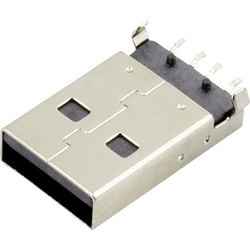 USB zástrčka, typ A    zástrčka, vestavná úhlová DS1098-BN0  DS1098-BN0 Connfly Množství: 1 ks