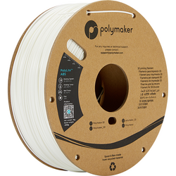 Polymaker PE01002 PolyLite vlákno pro 3D tiskárny ABS plast Bez zápachu 1.75 mm 1000 g bílá  1 ks