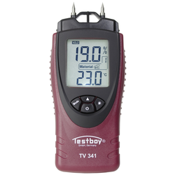 Testboy TV 341 měřič vlhkosti materiálů Měření vlhkosti stavebních materiálů 0 do 55 % Měření vlhkosti dřeva 0 do 55 %