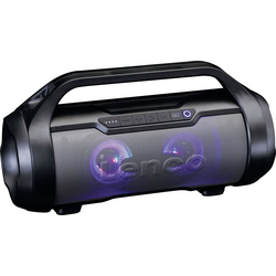 Lenco SPR-070BK Bluetooth® reproduktor AUX, FM rádio, USB, odolná vůči stříkající vodě, SD paměť. karta černá