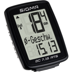 Sigma BC 7.16 ATS bezdrátový cyklopočítač  kódovaný přenos se senzorem kola